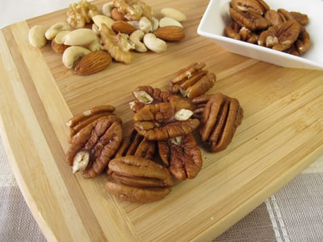 Pecans and other nuts and seeds