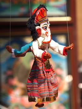puppet of god Ganesh in Nepal