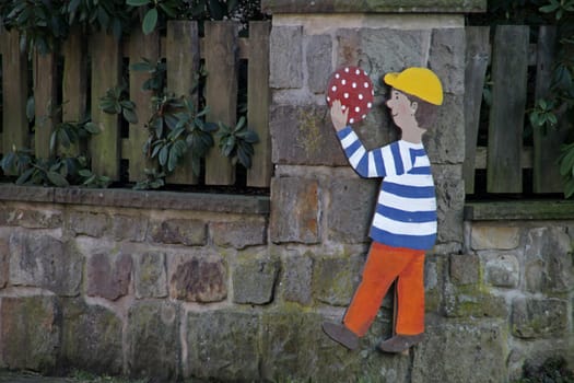 Warning of playing children in Lothe (Lipperland)