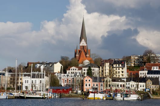 Northern German city of Flensburg