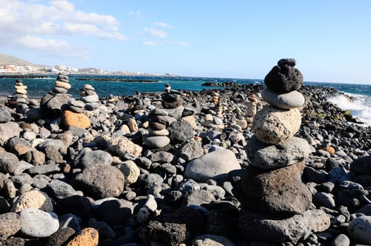 The Buddhist Traditional Stone Pyramids in Tenerife Canary Islands Spain