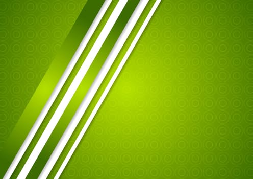 Bright green abstract background with stripes