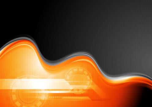 Abstract technology design with waves