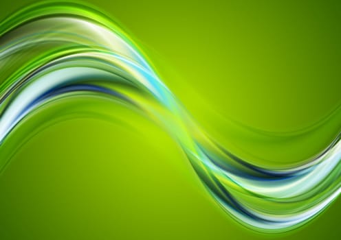 Colorful abstract wavy background. Vector design eps 10