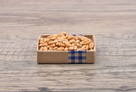 Wheat on wood