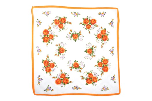 Cloth with flower decoration