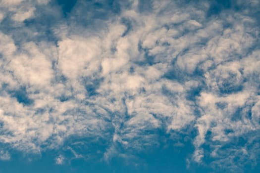 Image of the sky - bizarre clouds on the sky