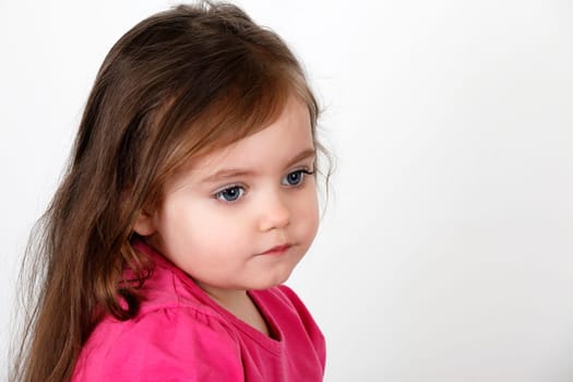 Portrait of a sweet 3 years old girl
