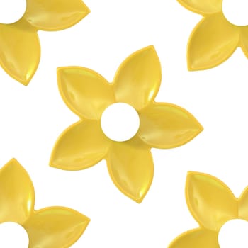 A close up image of a ceramic flower decorations