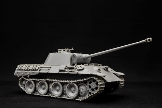 Tank. Track tank from the Second World War. Fighting vehicle.