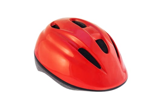 cycling mtb helmet isolated on white background