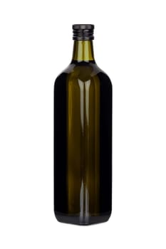 Bottle of olive oil with screw cap,insulated