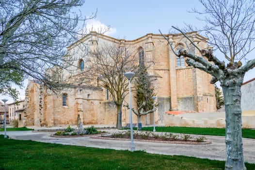 Berlanga de Duero Collegiate Santa Maria Marketplace, Soria Province, Castile and Leon, Spain