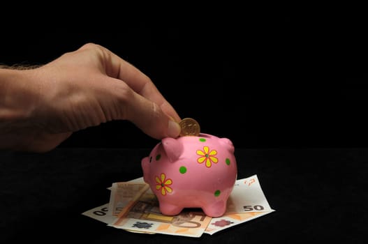 Save Money with One Pink Pig Piggy Bank