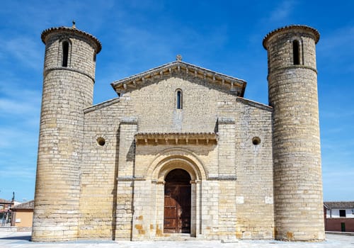 St. Martin Church, in Romanesque style in Fromista, Palencia, Castilla y Leon, Spain