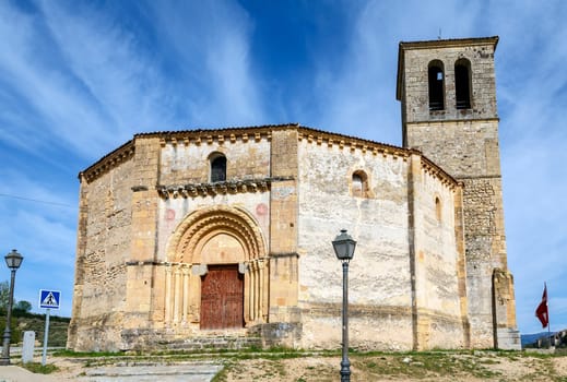 Veracruz medieval church, ancient templar church in Segovia, Spain.