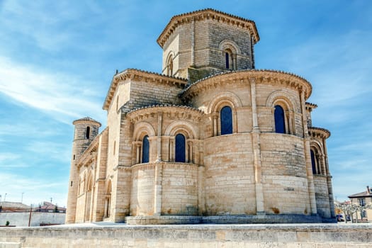 St. Martin Church, in Romanesque style in Fromista, Palencia, Castilla y Leon, Spain
