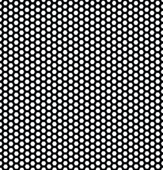 Vector illustration of seamless geometric pattern with honeycombs