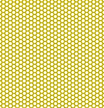 Vector illustration of seamless geometric pattern with honeycombs
