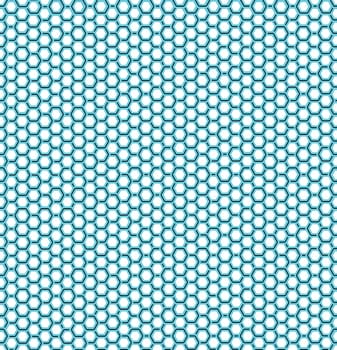 Vector illustration of seamless geometric pattern with honeycombs