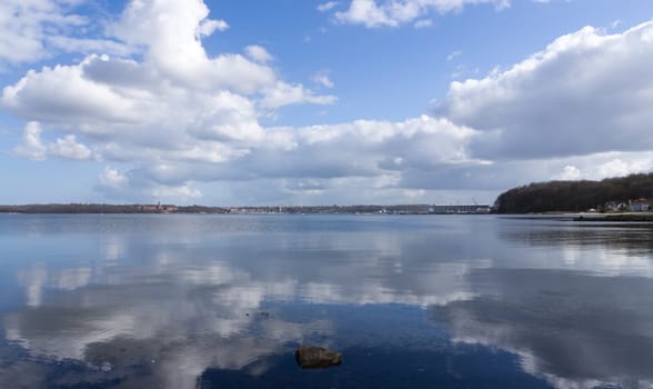 The fjord seen from Wassersleben (Flensburg)