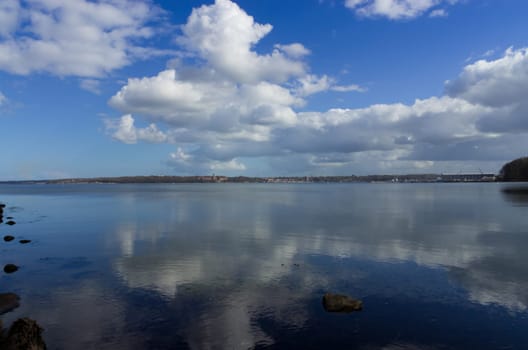 The fjord seen from Wassersleben (Flensburg)
