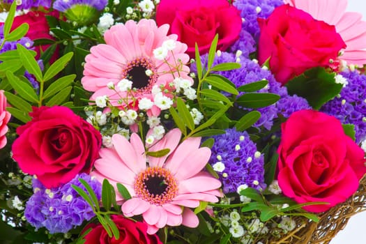 bouquet of colourful flowers