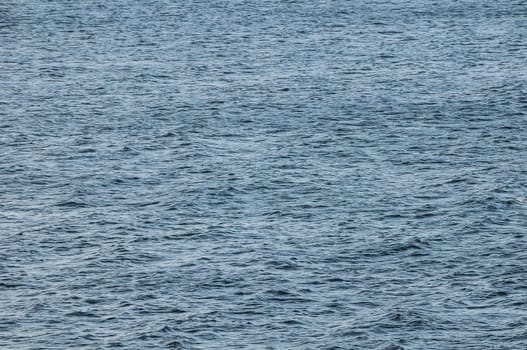 Blue Water Texture Pattern at Noon on the Atlantic Ocean