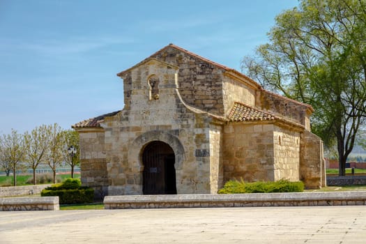 Church of San Juan Bautista, Banos de Cerrato, Palencia, Spain. Seventh century, declared National Monument