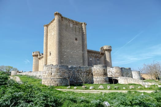 Castle of the Franco de Toledo, Villafuerte of Esgueva, Valladolid Spain