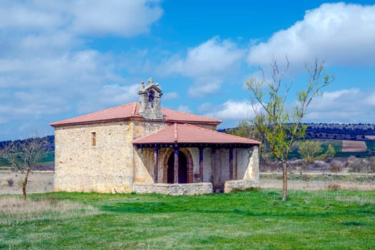 Chapel of the Santo Cristo in Villaciervos province of Soria, Spain