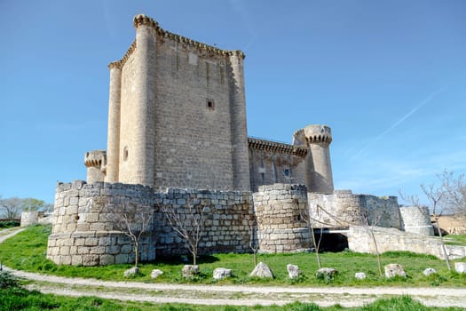 Castle of the Franco de Toledo, Villafuerte of Esgueva, Valladolid Spain