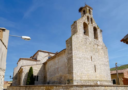 Parish Church of El Salvador in Monzon de Campos in Palencia, Spain