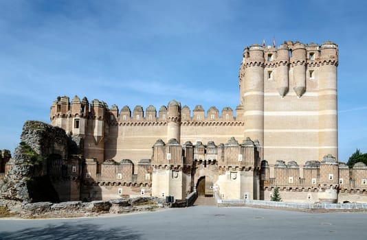 Coca Castle (Castillo de Coca) is a fortification constructed in the 15th century and is located in Coca, in Segovia province, Castilla y Leon, Spain.