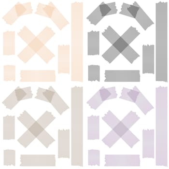 Collection of adhesive strips / tape