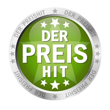 Button " THE PRICE HIT """