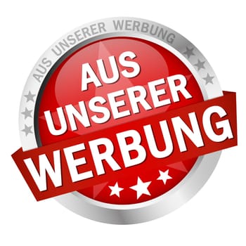 Button with banner " FROM OUR ADVERTISING """