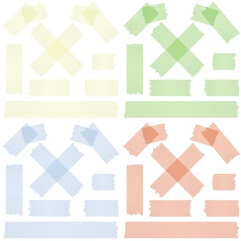 Collection of adhesive strips / tape