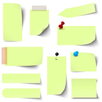 Collection Paper Notes Green
