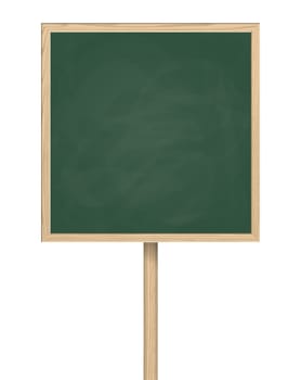 Table standing on posts
