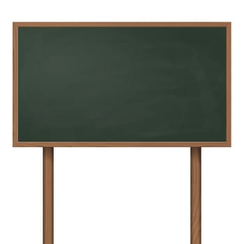 Table standing on posts