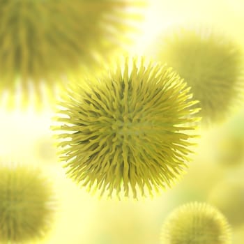 Infectious virus closely. Concept of disease transmission and epidemic.