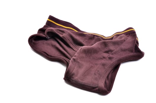 male underpants isolated on white background