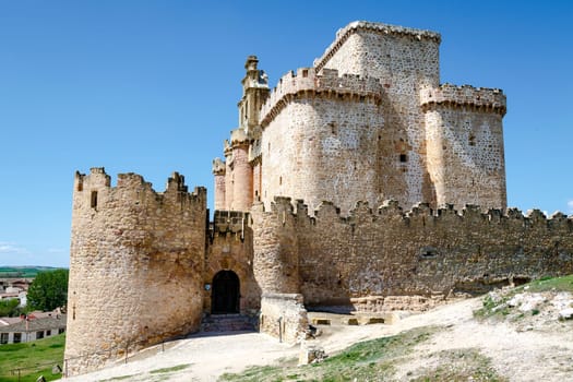 Turegano Castle,Castillo de Turegano. in Segovia province, Castilla Leon, central Spain.