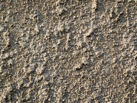 grey rough plaster as a format-filling view
