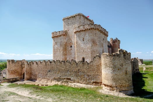 Turegano Castle,Castillo de Turegano. in Segovia province, Castilla Leon, central Spain.