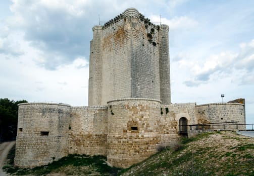 Castillo de Iscar in Valladolid province, Castilla Leon, central Spain.