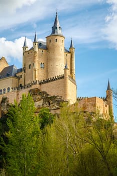 The famous Alcazar of Segovia, Castilla y Leon, Spain