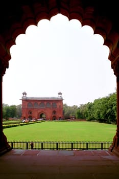 Famous Delhi Fort also known as Lal Qil'ah, UNESCO World Heritage Site