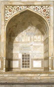 Overview of the Taj Mahal, Agra, India